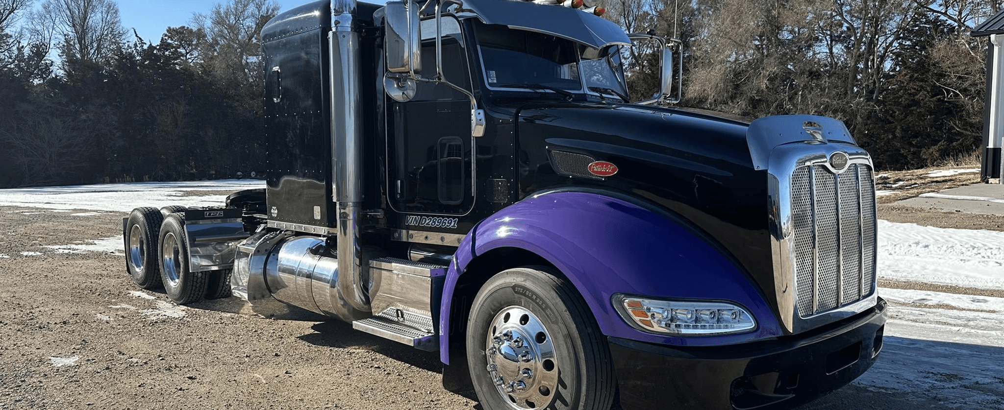 Blue truck